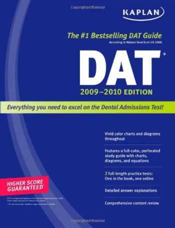 kaplan dat 2009 2010 edition kaplan dat dental admission test PDF